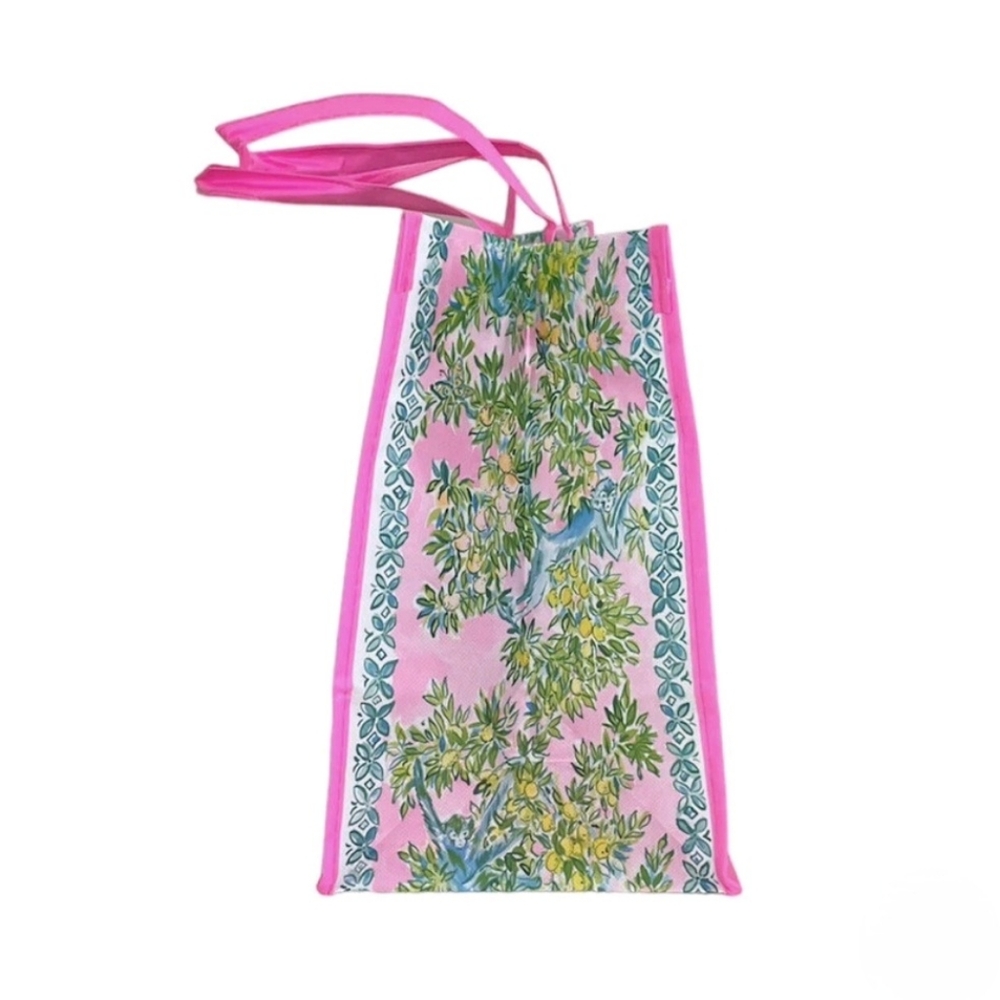 NWOT - Lilly Pulitzer West Palm Beach Tropical Pink Tote - Picture 4 of 9